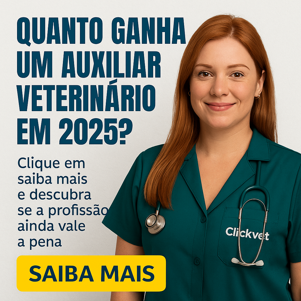 Auxiliar Veterinário com cachorro